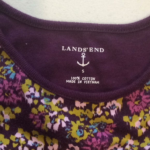 Girls Lands’End cotton dress - Picture 3 of 3